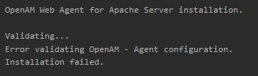 Unable to find the User entry – Fix Apache Web Agent Installation Error