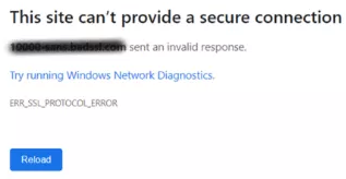 Cloudflare err_ssl_protocol_error - Fix it Now ?