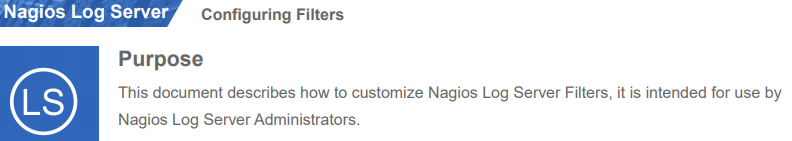 Configure filters in Nagios log server - Do it Now ?