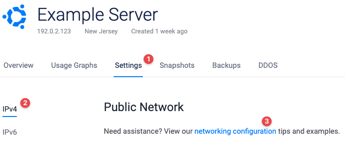 Enable private networking Vultr