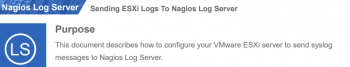 Sending ESXi Logs To Nagios Log Server