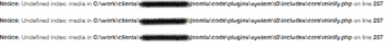Undefined index notice in Joomla