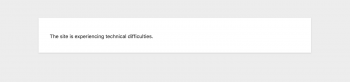 WordPress error “The site is experiencing technical difficulties”?