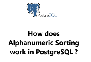 How does Alphanumeric Sorting work in PostgreSQL ?