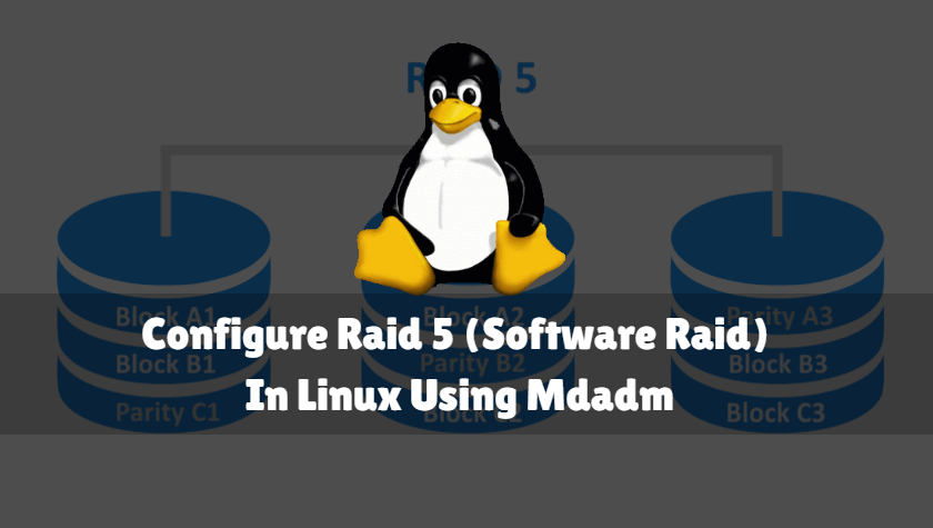 Configure software RAID on Linux using MDADM - Do it now