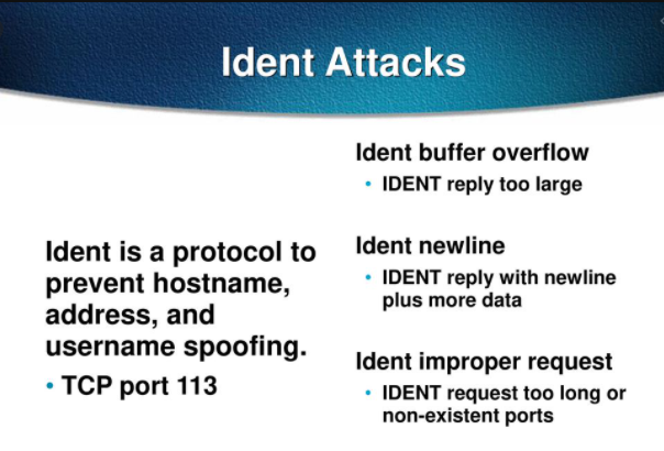 Port 113 IDENT Requests - How to Disable it on Nagios