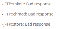 JFTP Bad response error in Joomla - Best Method to resolve