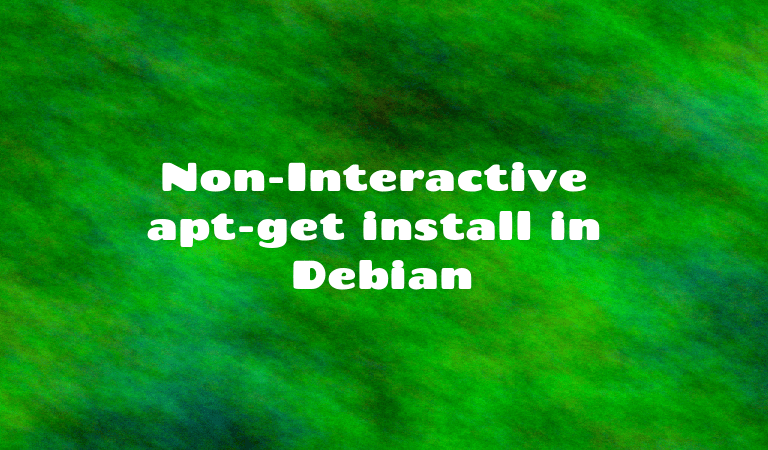 DEBIAN_FRONTEND noninteractive in Docker