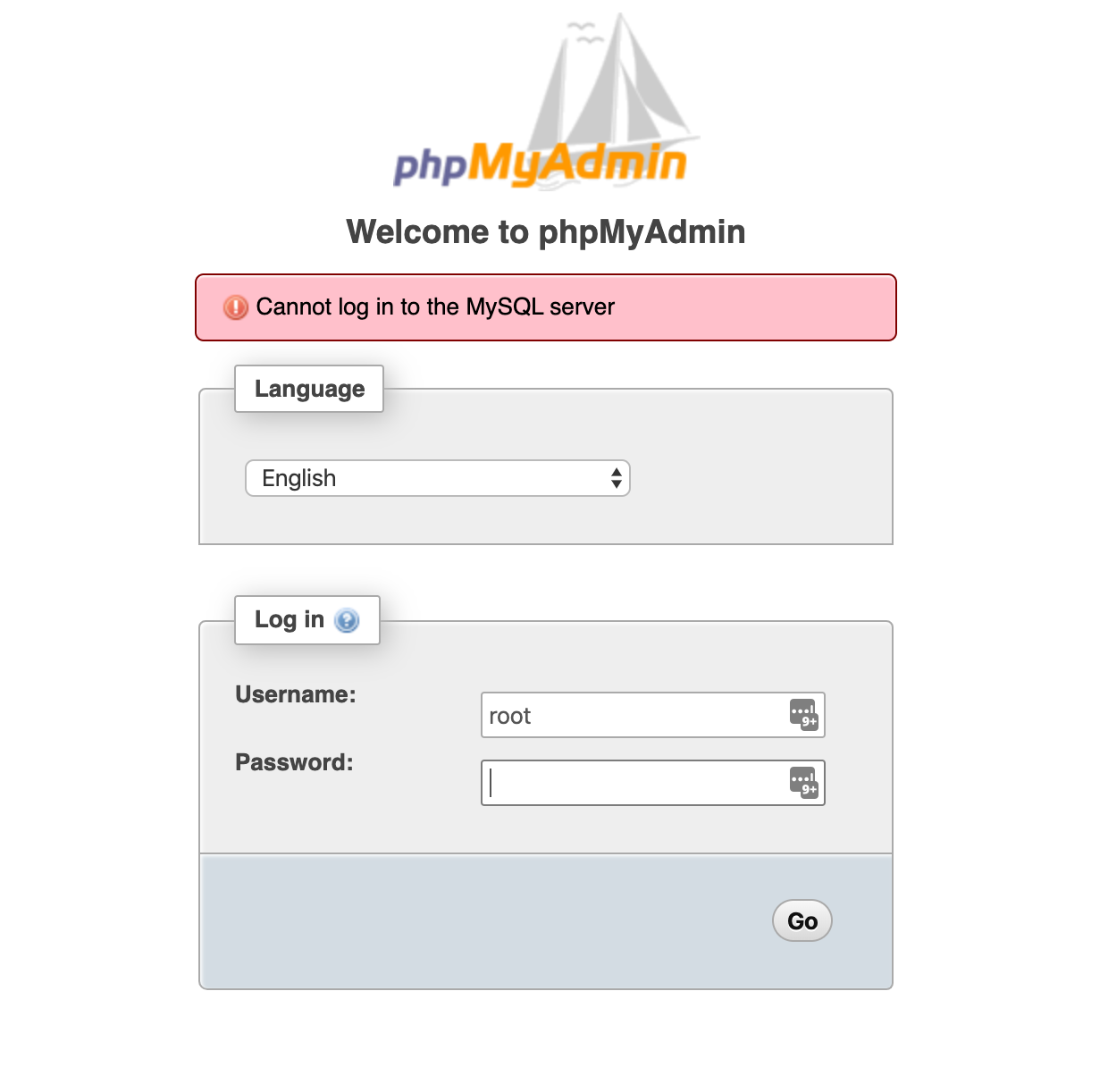 Phpmyadmin keeps asking for password