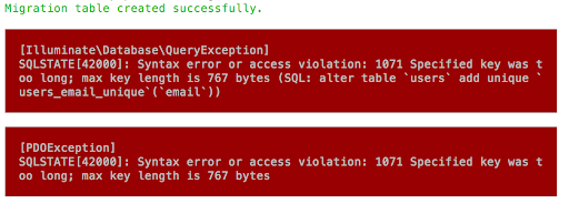 SQL error 1071 - Fix it Now
