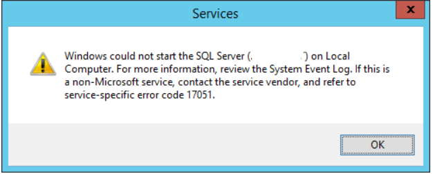 SQL Error 17051 – Server Evaluation Edition to Enterprise Edition