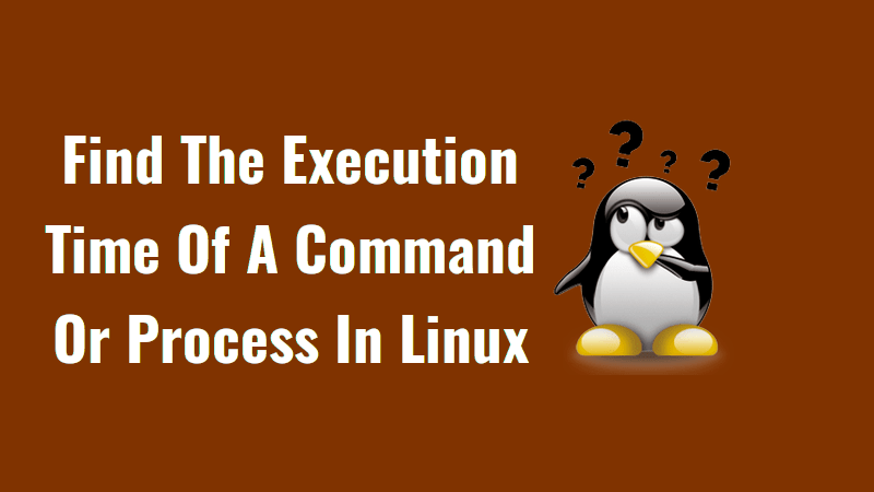 Time Command How to know execution time in Linux