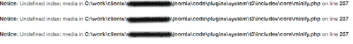 Undefined index notice in Joomla - Fix it now ?