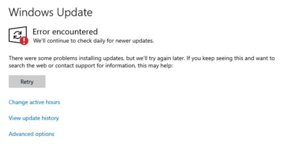 Windows update error 0x80240023